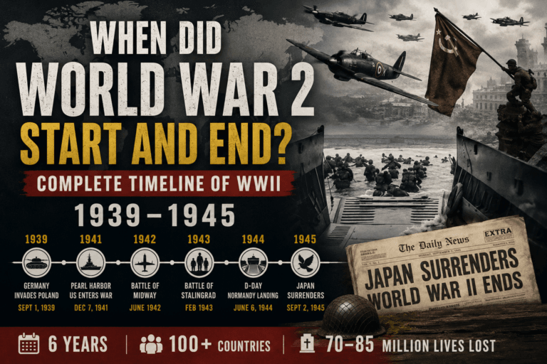 When Did  World War II Start and End? Complete Timeline (1939–1945)